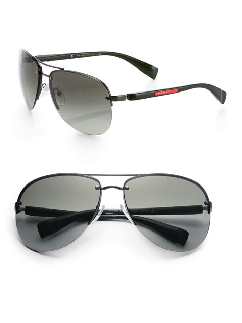 prada aviator sunglasses men's|Prada men's sunglasses polarized.